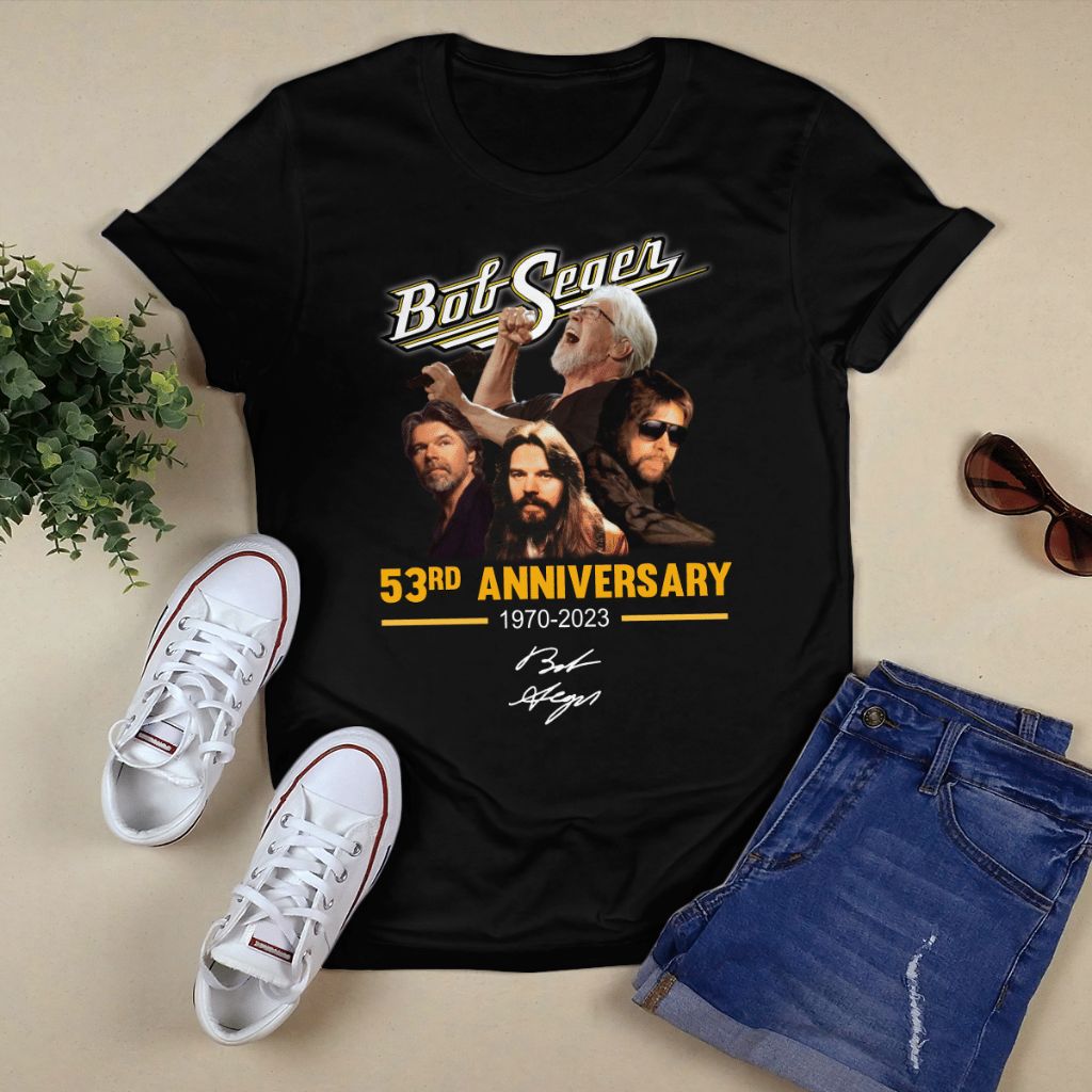 Bob Seger 53rd anniversary 19702023 signature Shirt Wenigos