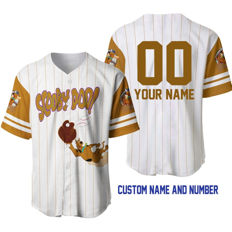 Personalized Scooby Doo Dog Baseball Jersey Ponuna
