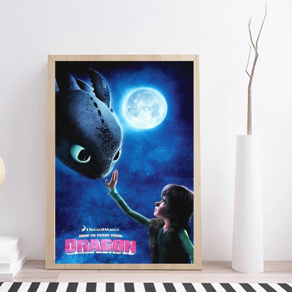 How To Train Your Dragon Poster Canvas Konosbog